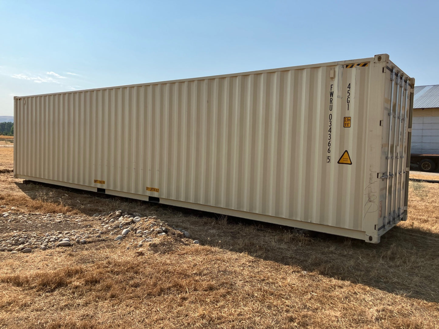 40' High Cube 1 Trip Container - Beige