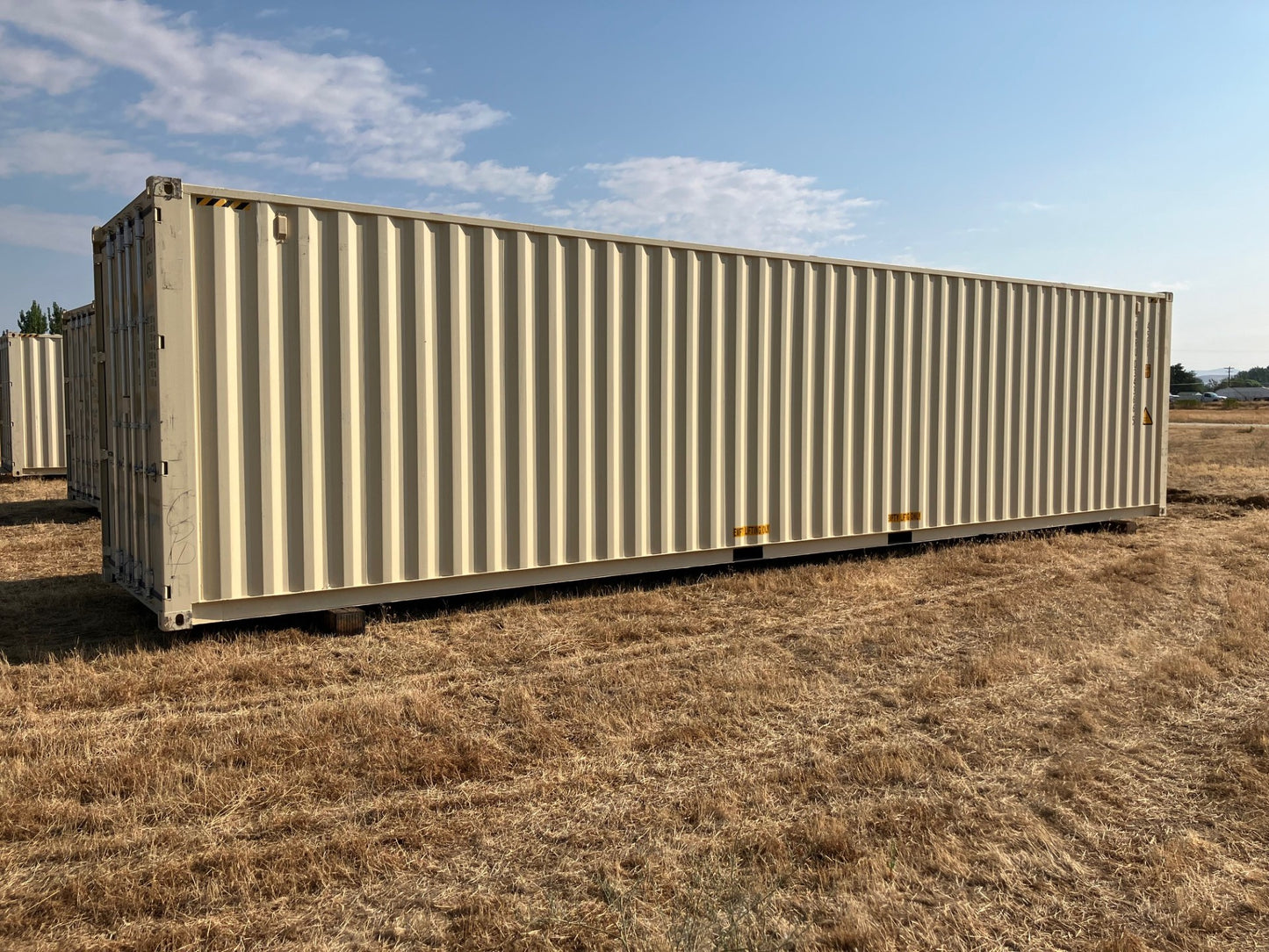 40' High Cube 1 Trip Container - Beige